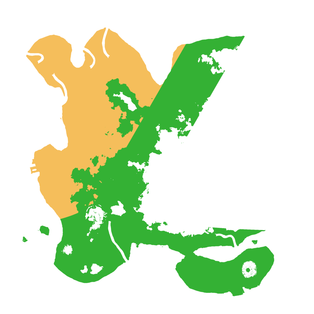Biome Rust Map: Procedural Map, Size: 3000, Seed: 6784553