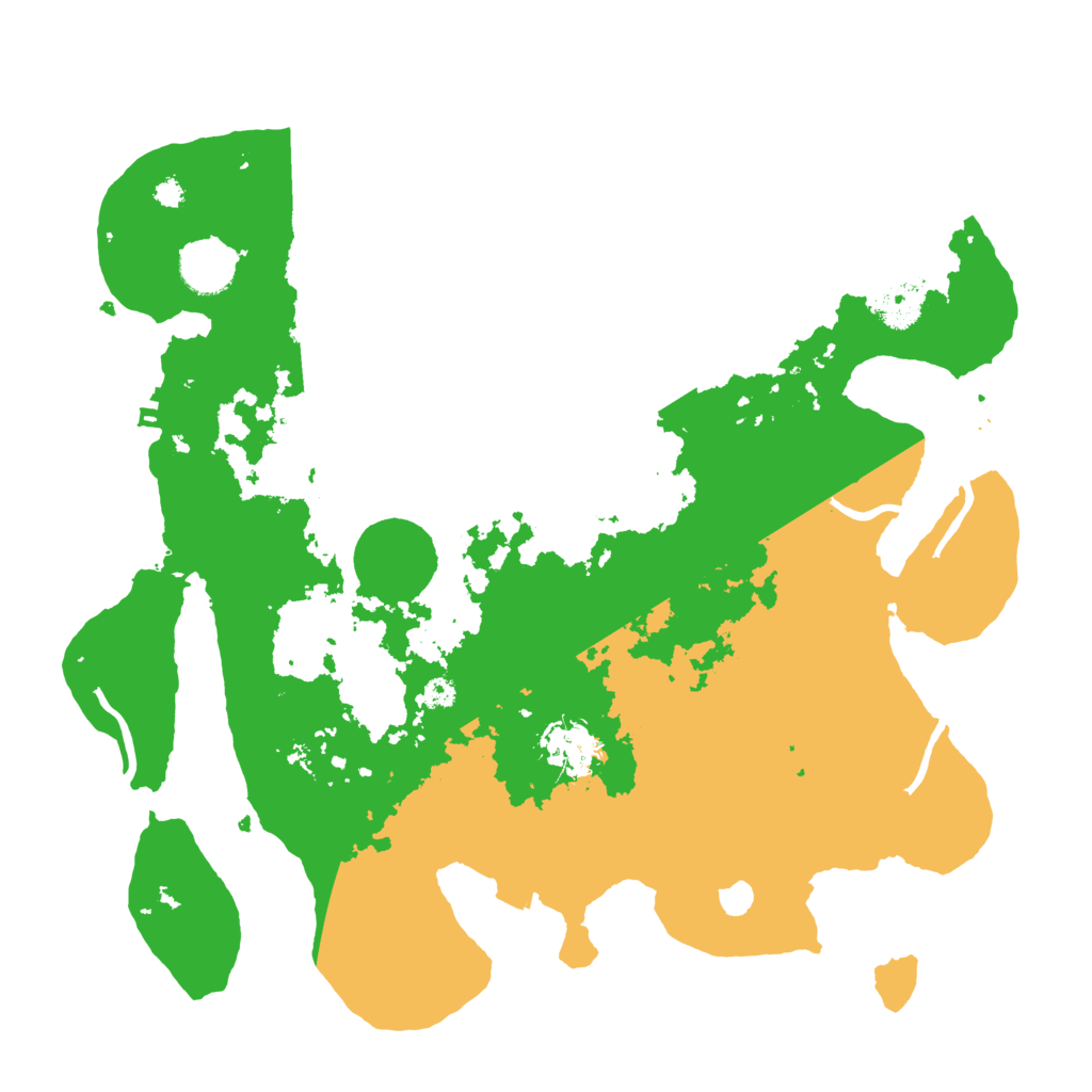 Biome Rust Map: Procedural Map, Size: 3500, Seed: 1829308839