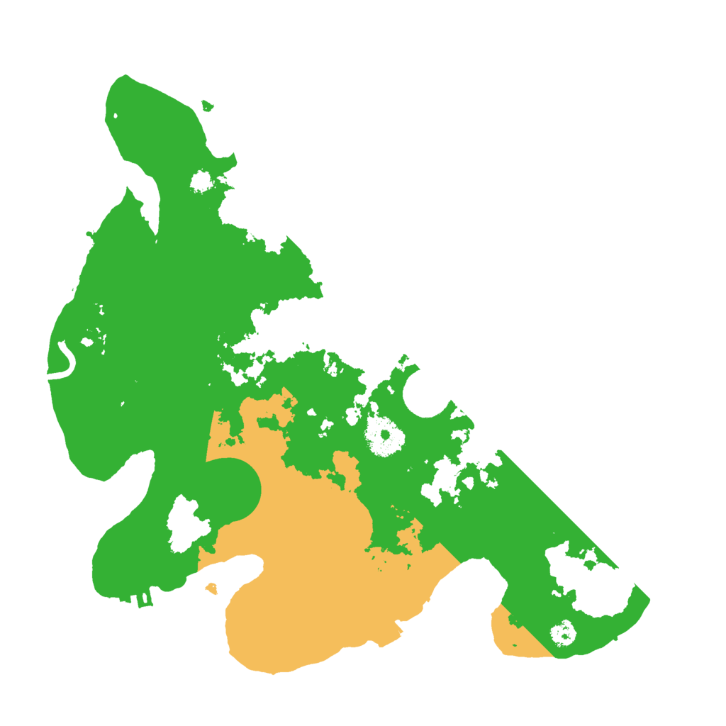 Biome Rust Map: Procedural Map, Size: 3000, Seed: 424096198
