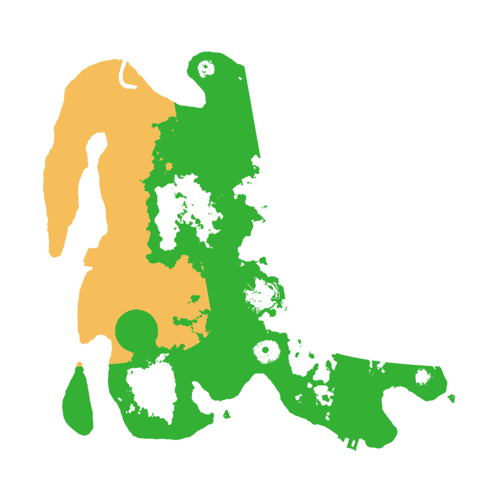 Biome Rust Map: Procedural Map, Size: 3100, Seed: 1275973587