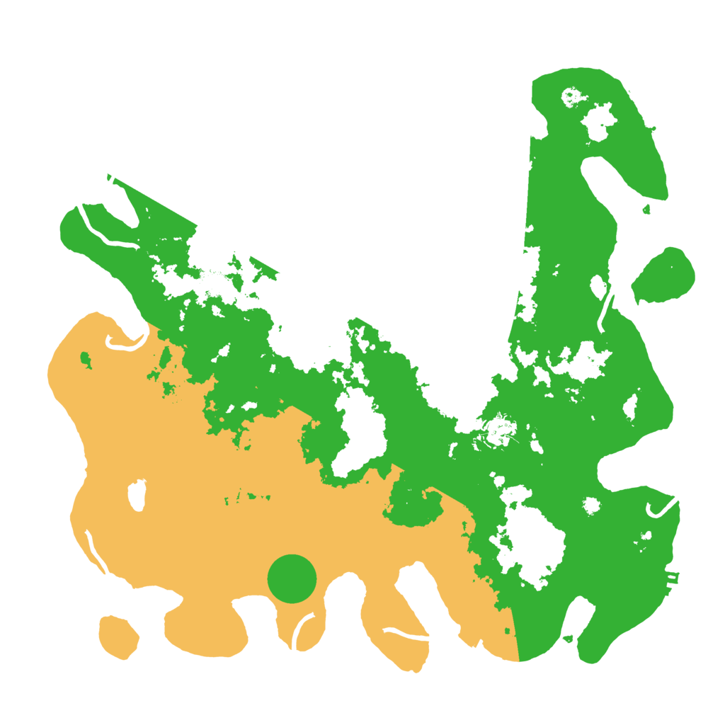 Biome Rust Map: Procedural Map, Size: 3900, Seed: 90371
