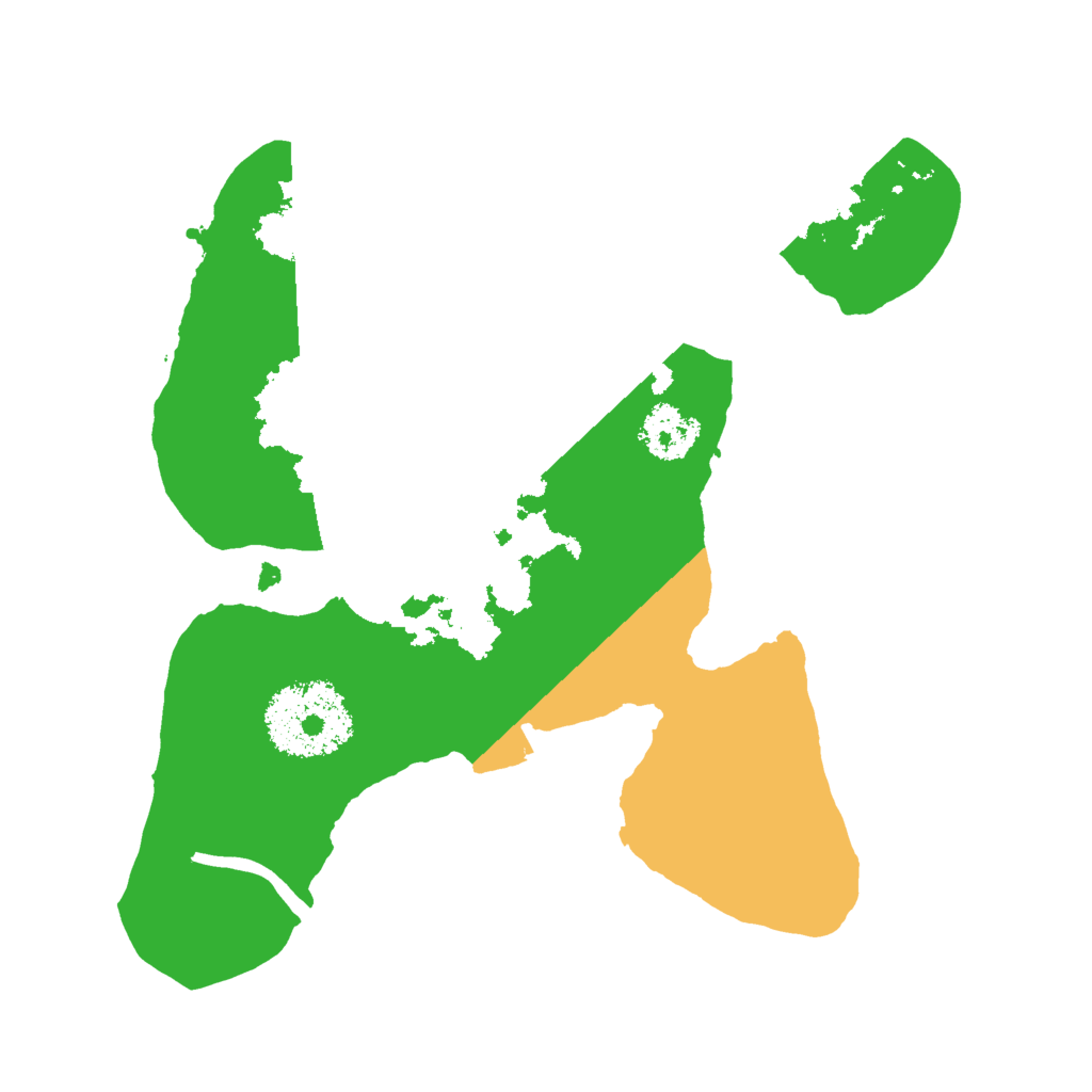 Biome Rust Map: Procedural Map, Size: 2048, Seed: 74111283
