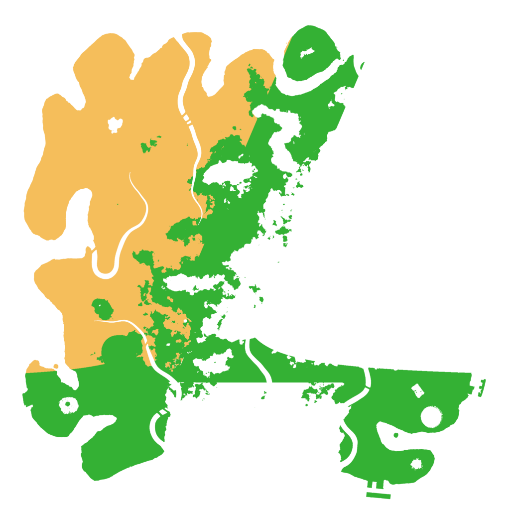 Biome Rust Map: Procedural Map, Size: 4250, Seed: 76812