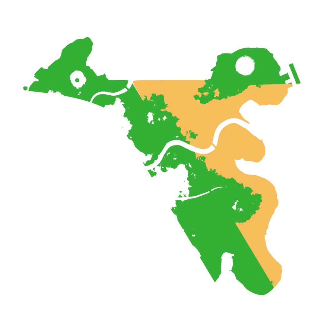 Biome Rust Map: Procedural Map, Size: 3000, Seed: 162608902