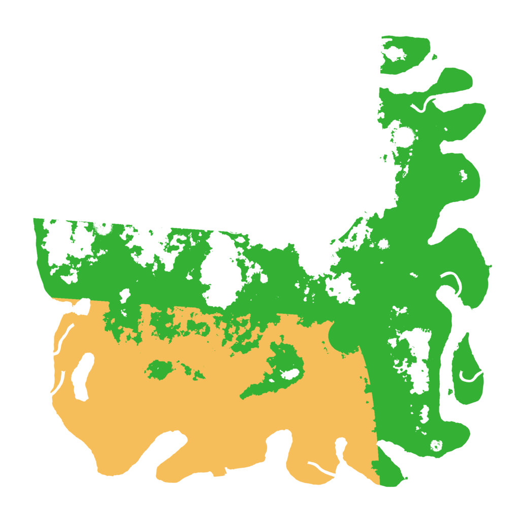 Biome Rust Map: Procedural Map, Size: 4500, Seed: 123452