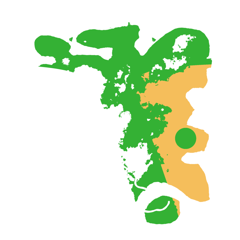 Biome Rust Map: Procedural Map, Size: 3000, Seed: 533454