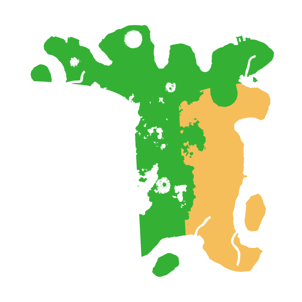 Biome Rust Map: Procedural Map, Size: 3000, Seed: 268787511
