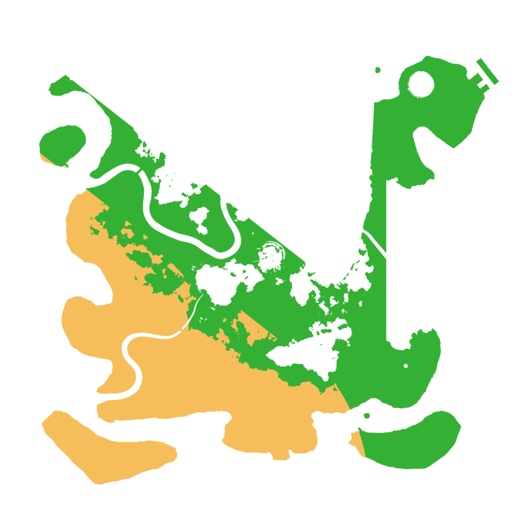 Biome Rust Map: Procedural Map, Size: 3500, Seed: 720753379