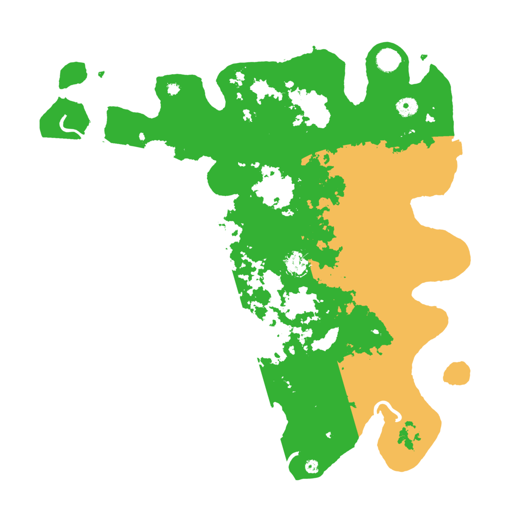 Biome Rust Map: Procedural Map, Size: 3800, Seed: 391292472