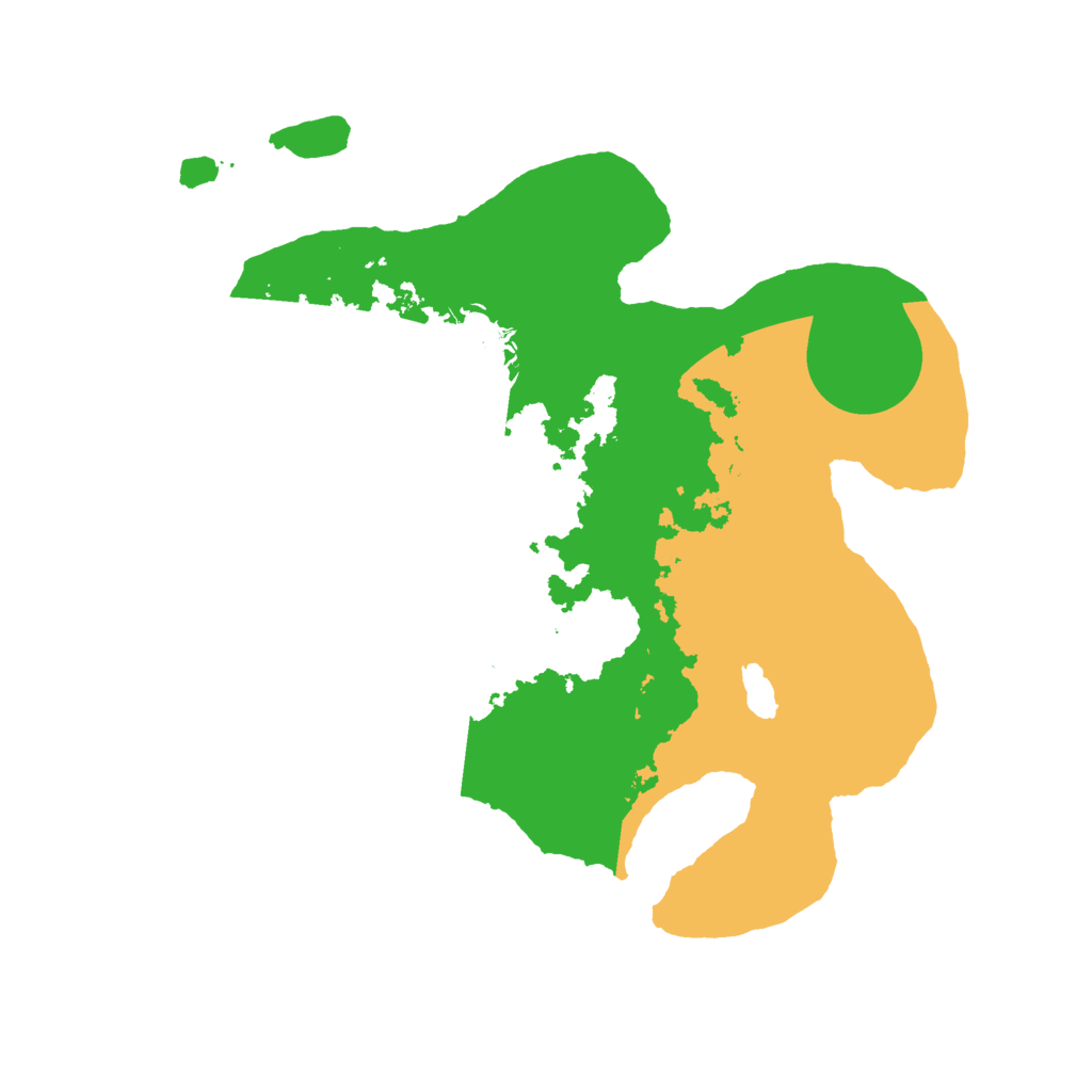 Biome Rust Map: Barren, Size: 2500, Seed: 1541708147