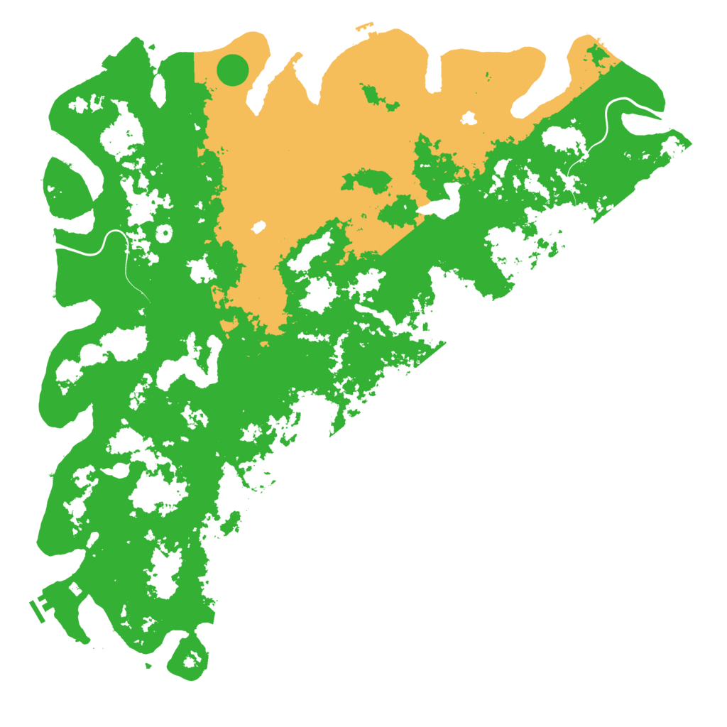Biome Rust Map: Procedural Map, Size: 6000, Seed: 2750