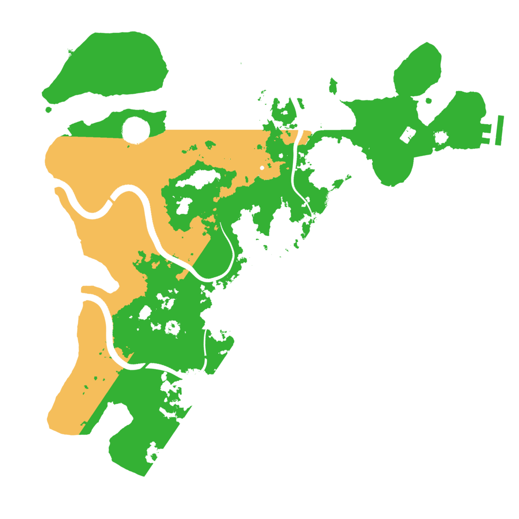 Biome Rust Map: Procedural Map, Size: 3500, Seed: 1535140665