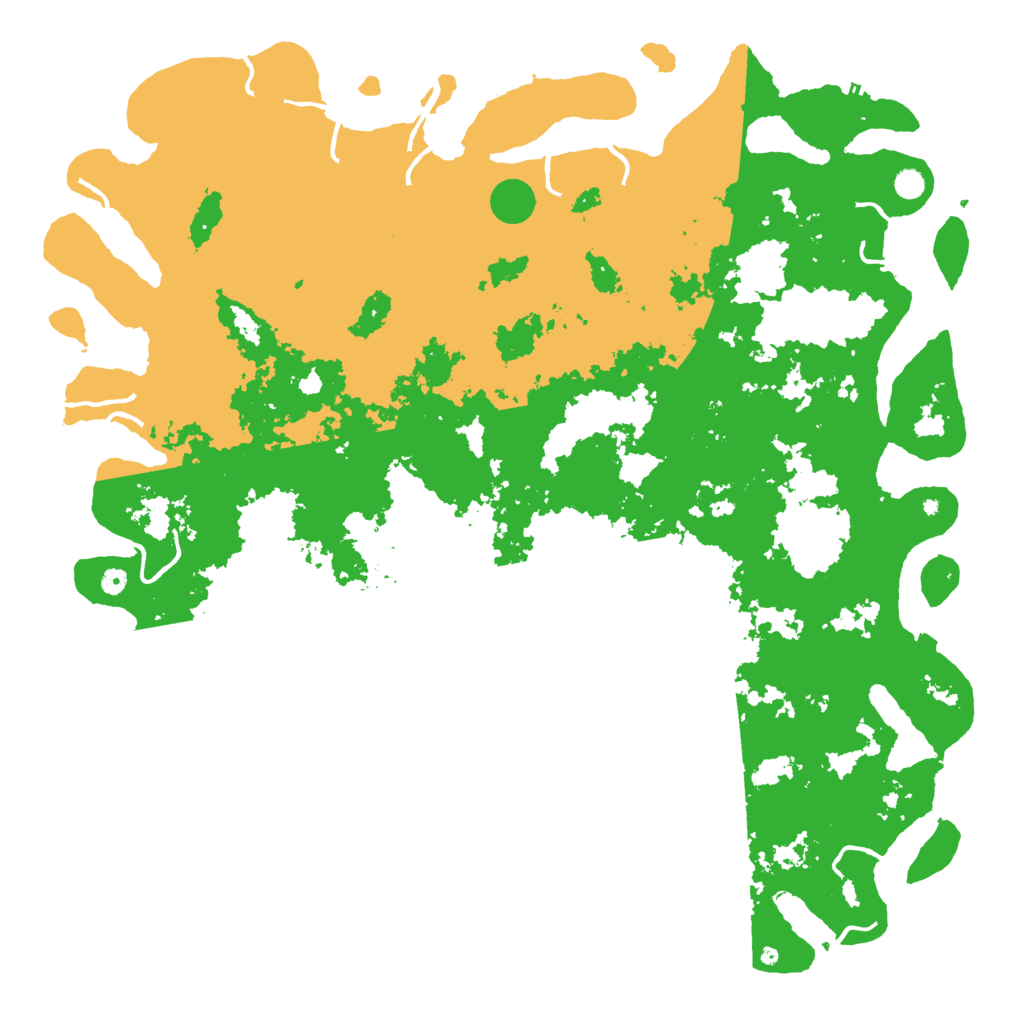 Biome Rust Map: Procedural Map, Size: 6000, Seed: 447471400