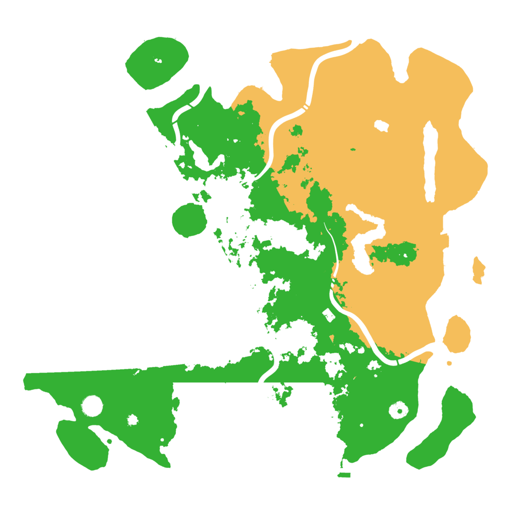 Biome Rust Map: Procedural Map, Size: 4250, Seed: 50001