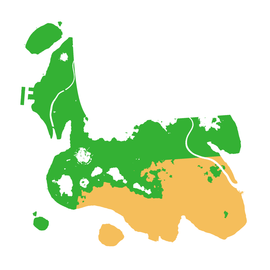 Biome Rust Map: Procedural Map, Size: 3000, Seed: 1752984673