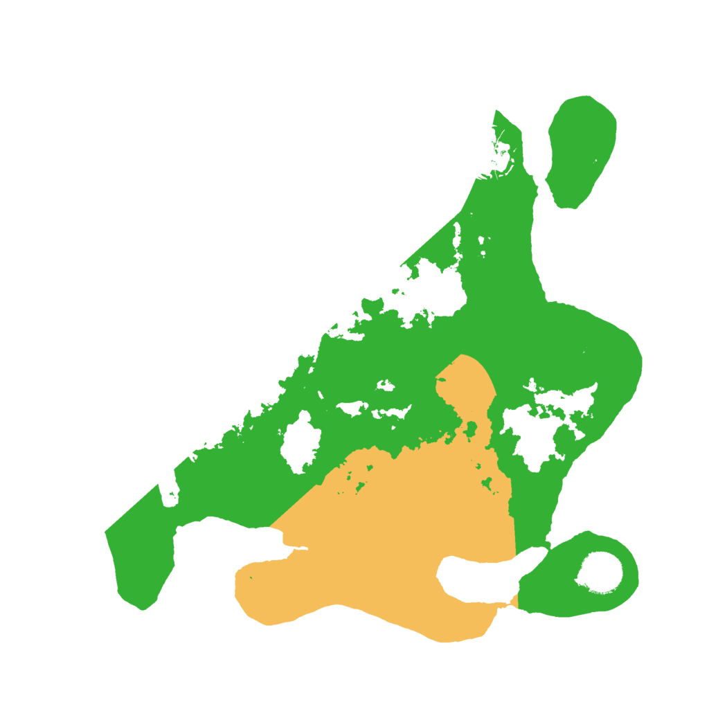 Biome Rust Map: Barren, Size: 3000, Seed: 1747417582