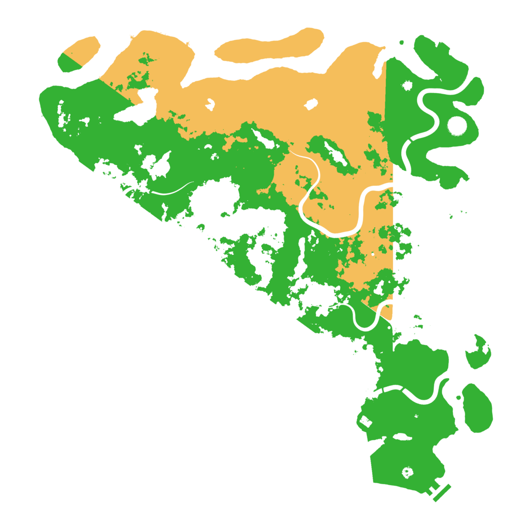 Biome Rust Map: Procedural Map, Size: 4800, Seed: 1576713521