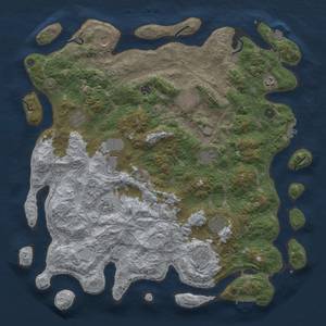 Thumbnail Rust Map: Procedural Map, Size: 4800, Seed: 1576713521, 19 Monuments