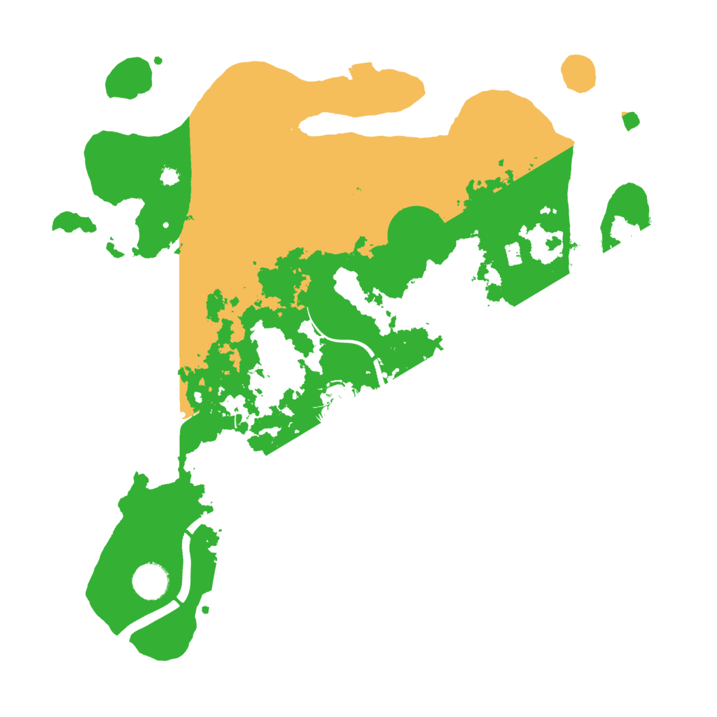 Biome Rust Map: Procedural Map, Size: 3500, Seed: 226082