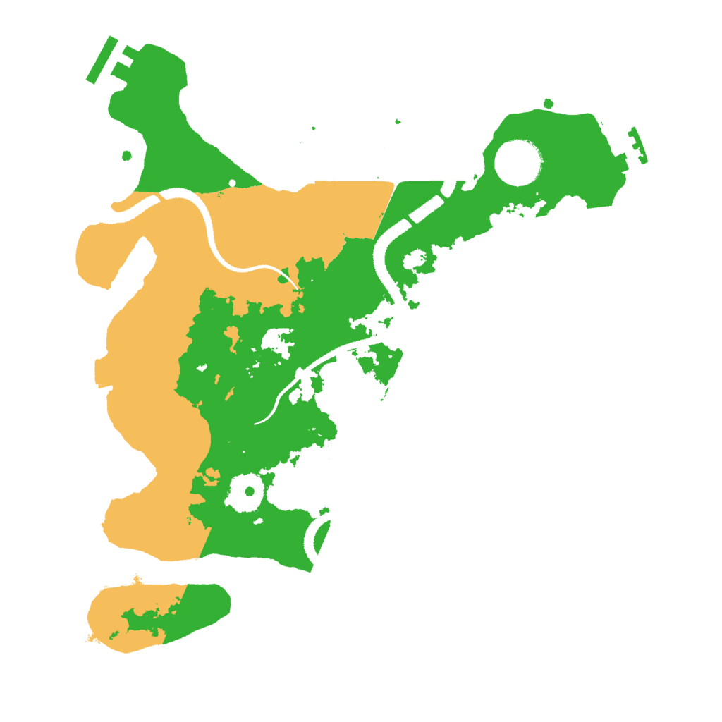 Biome Rust Map: Procedural Map, Size: 2900, Seed: 87046525