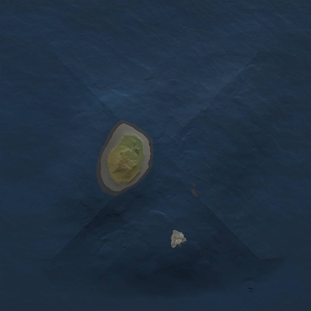 Rust Map: Procedural Map, Size: 1000, Seed: 1428266214, 3 Monuments