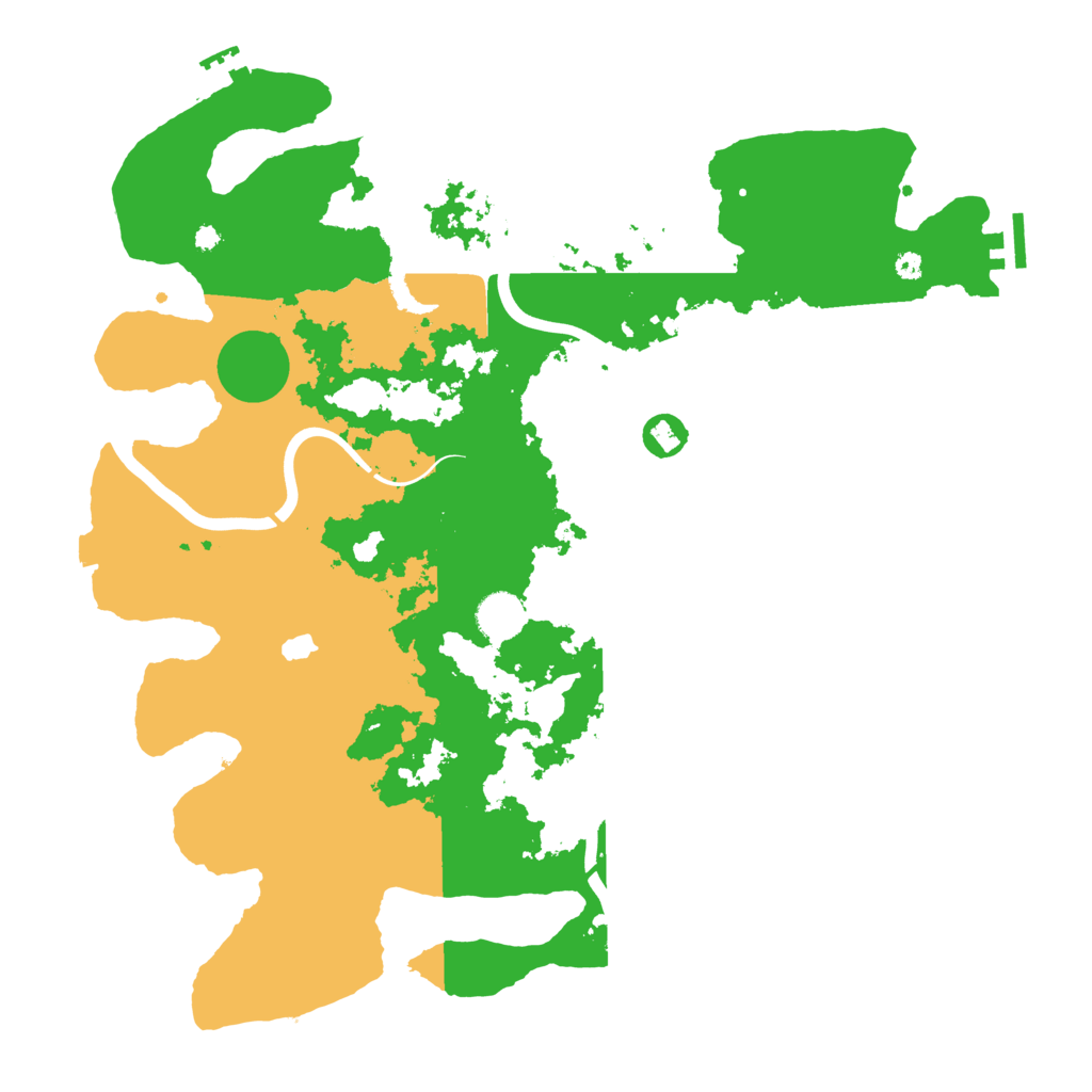 Biome Rust Map: Procedural Map, Size: 4000, Seed: 625503