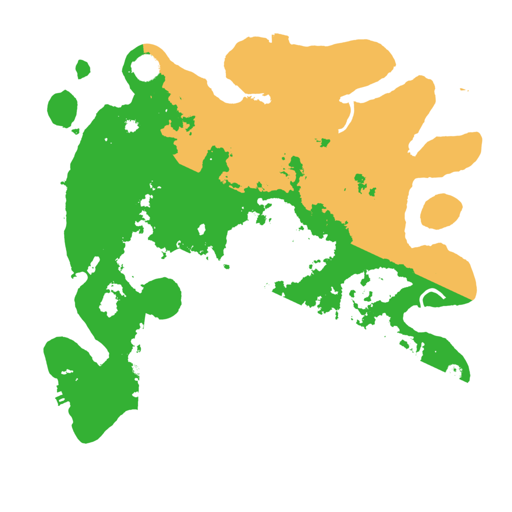 Biome Rust Map: Procedural Map, Size: 3500, Seed: 1423736617