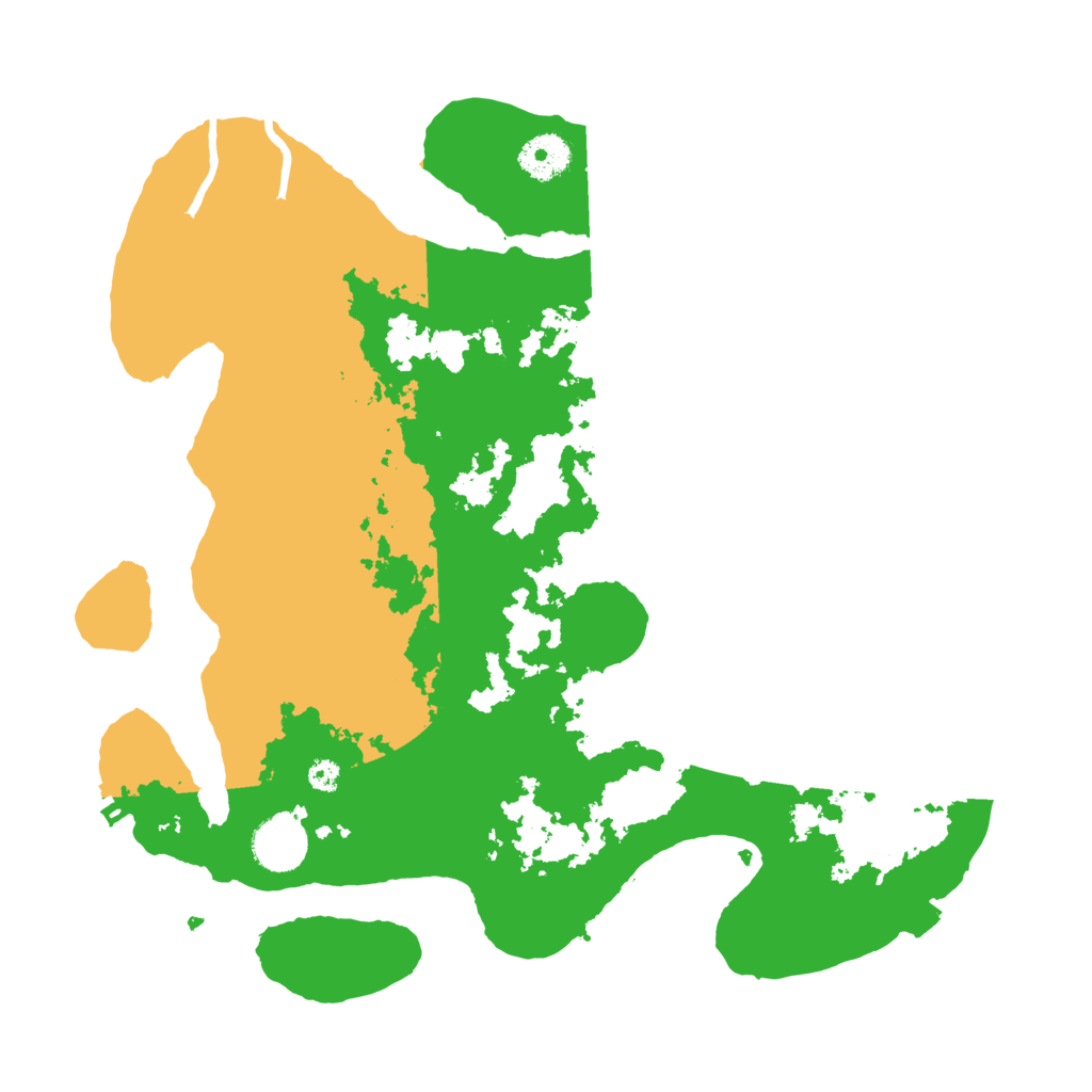Biome Rust Map: Procedural Map, Size: 3500, Seed: 497437763