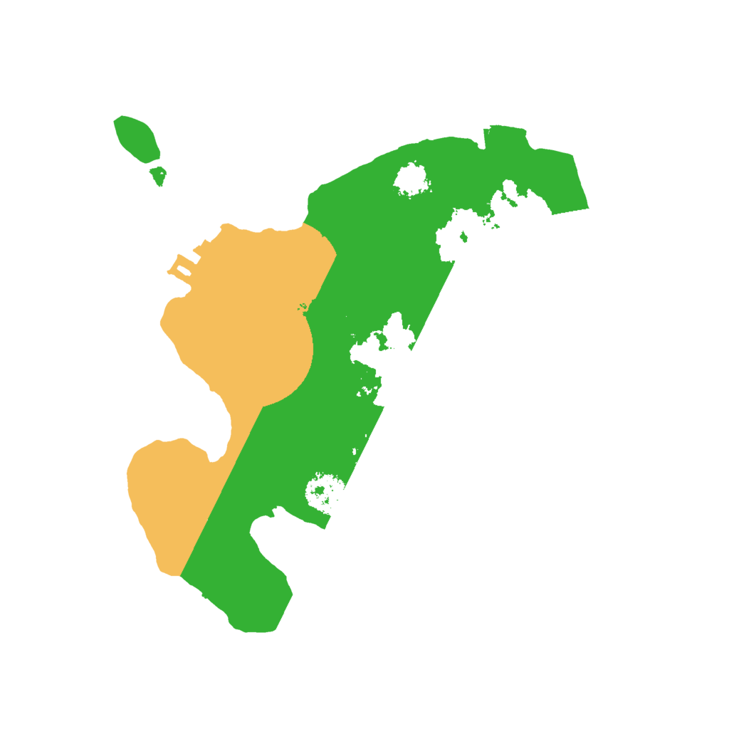 Biome Rust Map: Procedural Map, Size: 2000, Seed: 50003