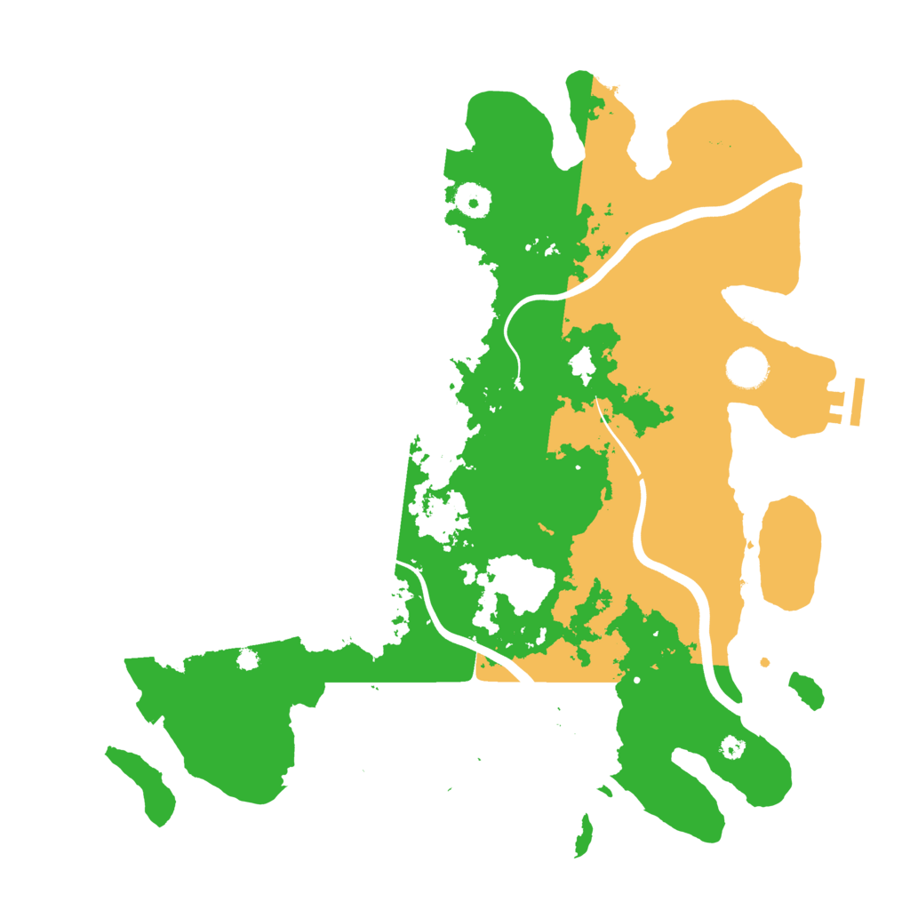 Biome Rust Map: Procedural Map, Size: 3850, Seed: 55353585