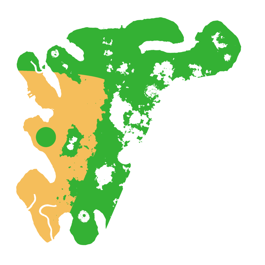 Biome Rust Map: Procedural Map, Size: 3500, Seed: 73925117