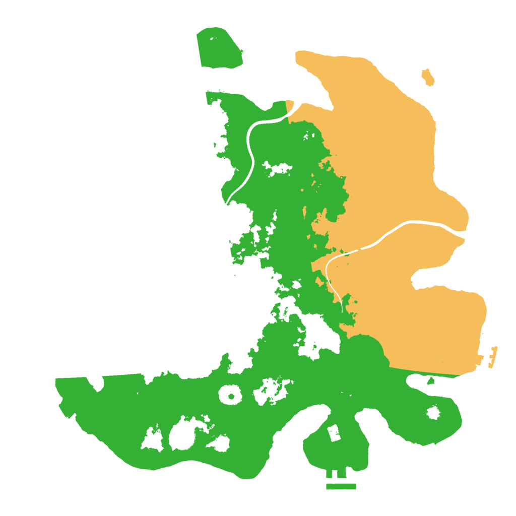 Biome Rust Map: Procedural Map, Size: 3500, Seed: 1188872774