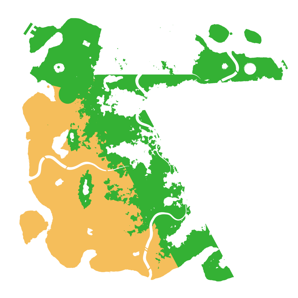 Biome Rust Map: Procedural Map, Size: 4500, Seed: 225682819