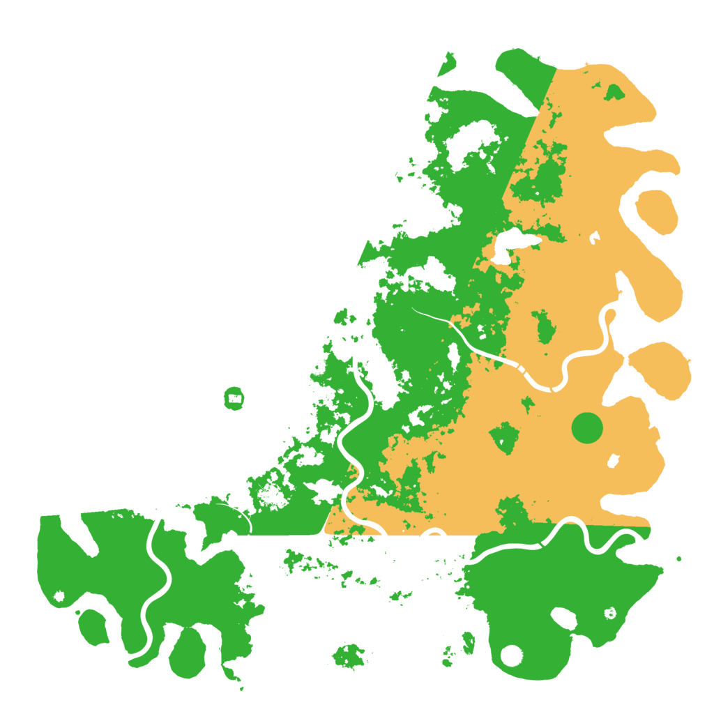 Biome Rust Map: Procedural Map, Size: 6000, Seed: 702231678