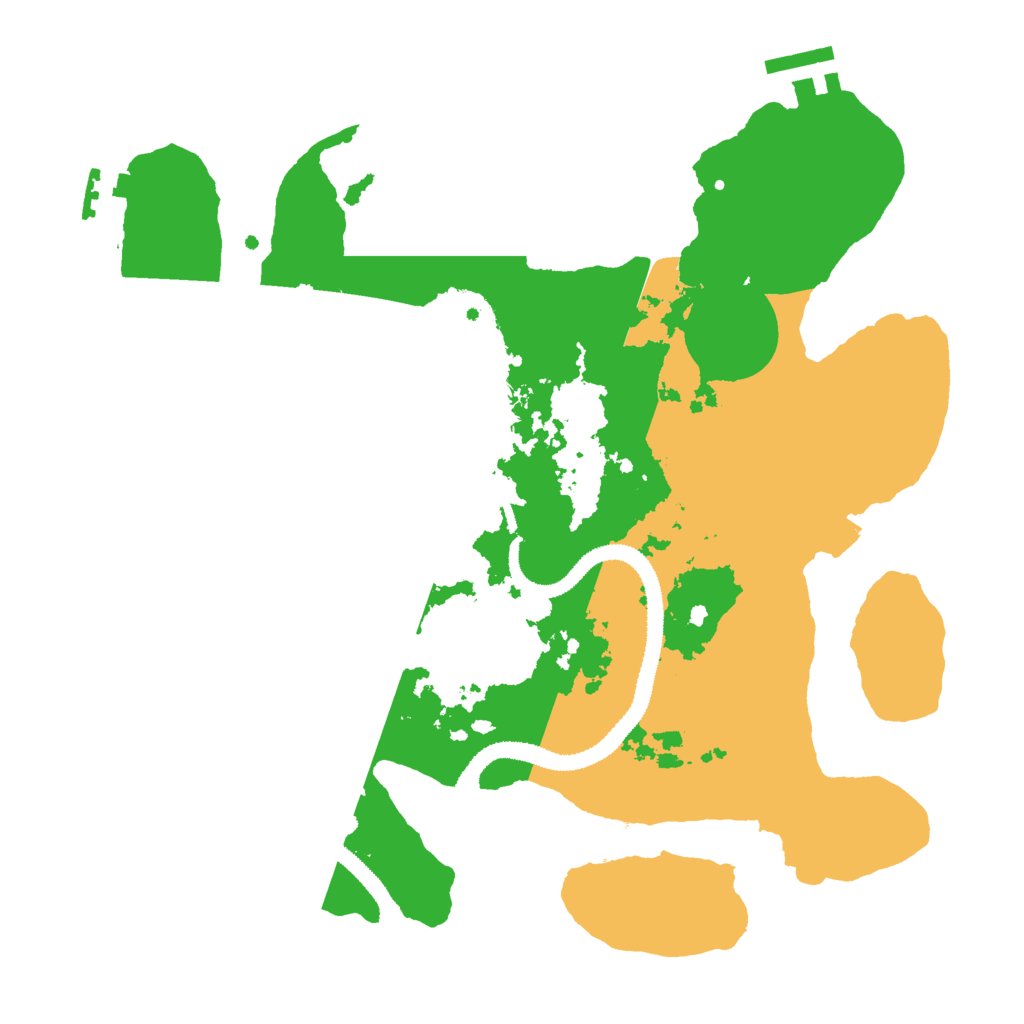 Biome Rust Map: Procedural Map, Size: 3000, Seed: 333813188