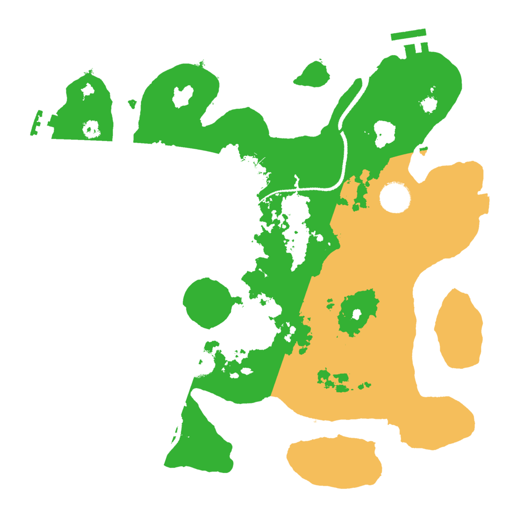 Biome Rust Map: Procedural Map, Size: 3000, Seed: 333813188
