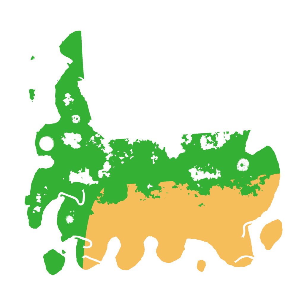 Biome Rust Map: Procedural Map, Size: 3700, Seed: 34567891