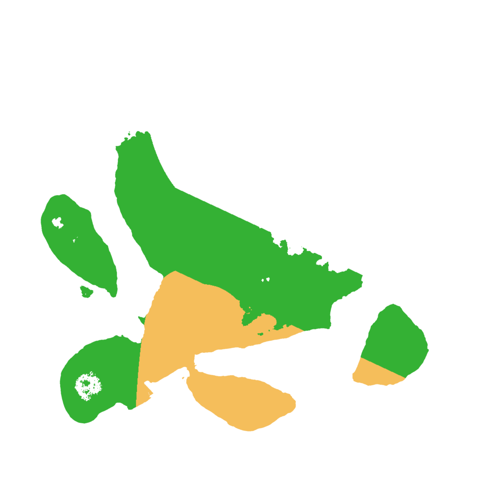 Biome Rust Map: Procedural Map, Size: 2000, Seed: 697532928