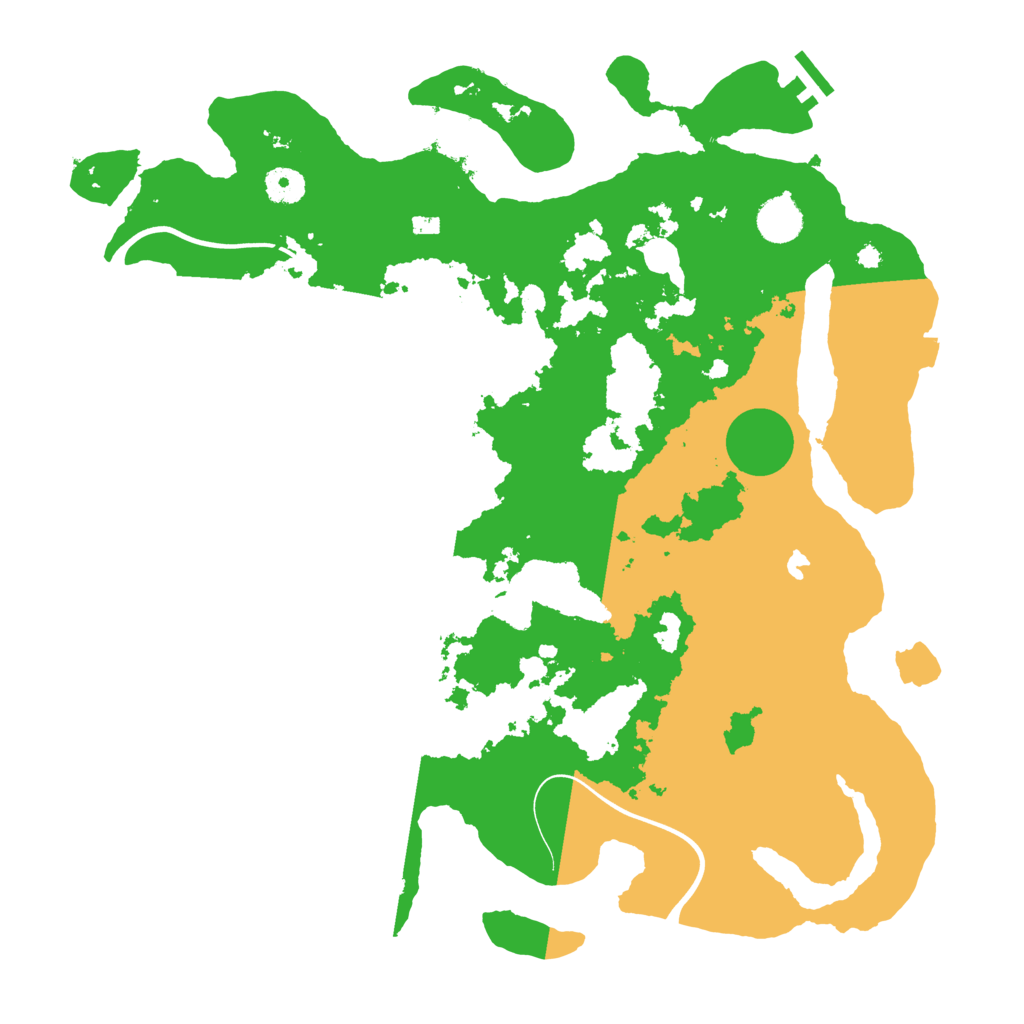 Biome Rust Map: Procedural Map, Size: 4000, Seed: 1689845877