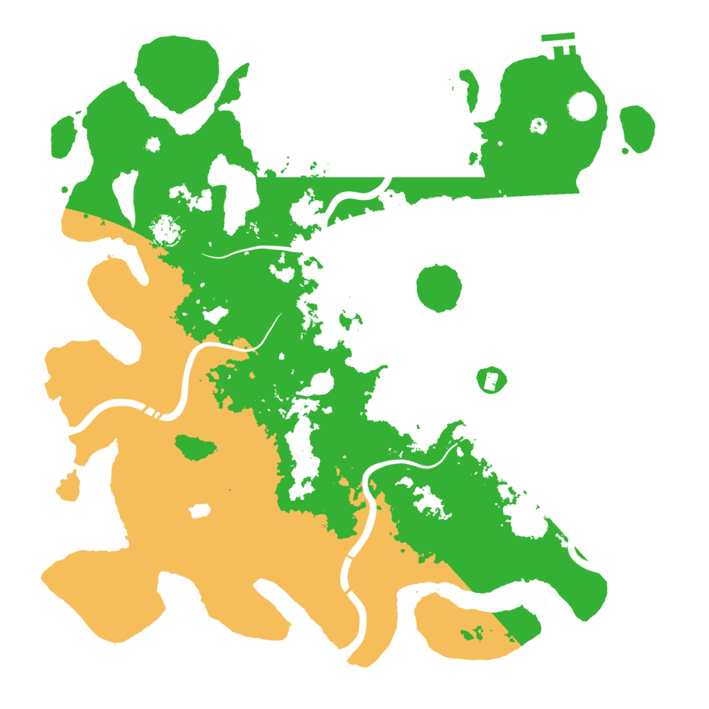 Biome Rust Map: Procedural Map, Size: 4300, Seed: 139461757