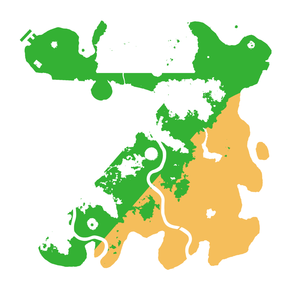 Biome Rust Map: Procedural Map, Size: 4000, Seed: 65363