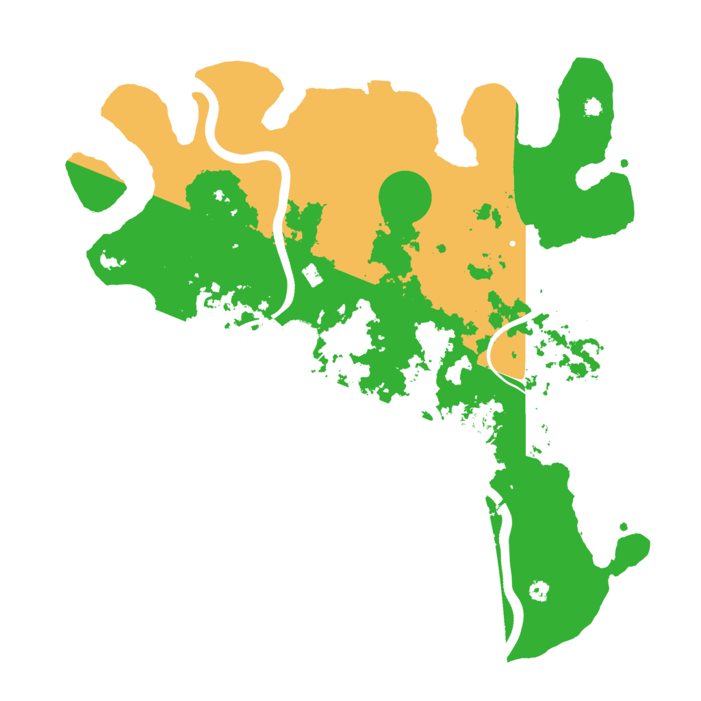 Biome Rust Map: Procedural Map, Size: 3500, Seed: 1346665477