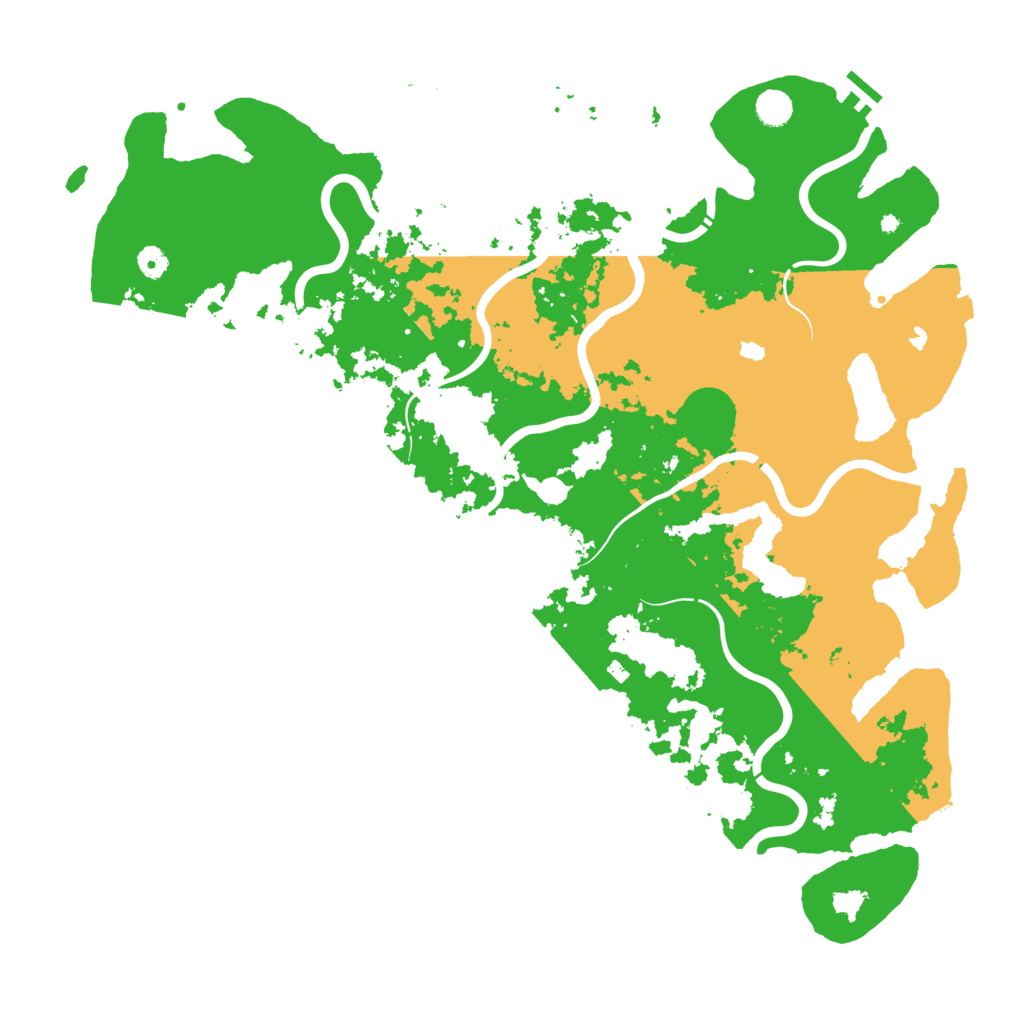 Biome Rust Map: Procedural Map, Size: 5000, Seed: 189