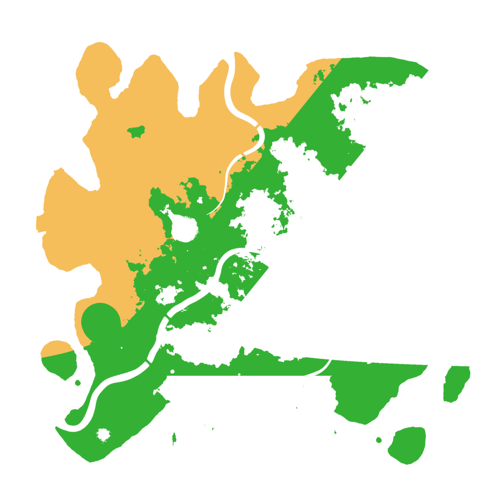 Biome Rust Map: Procedural Map, Size: 3500, Seed: 1824255975