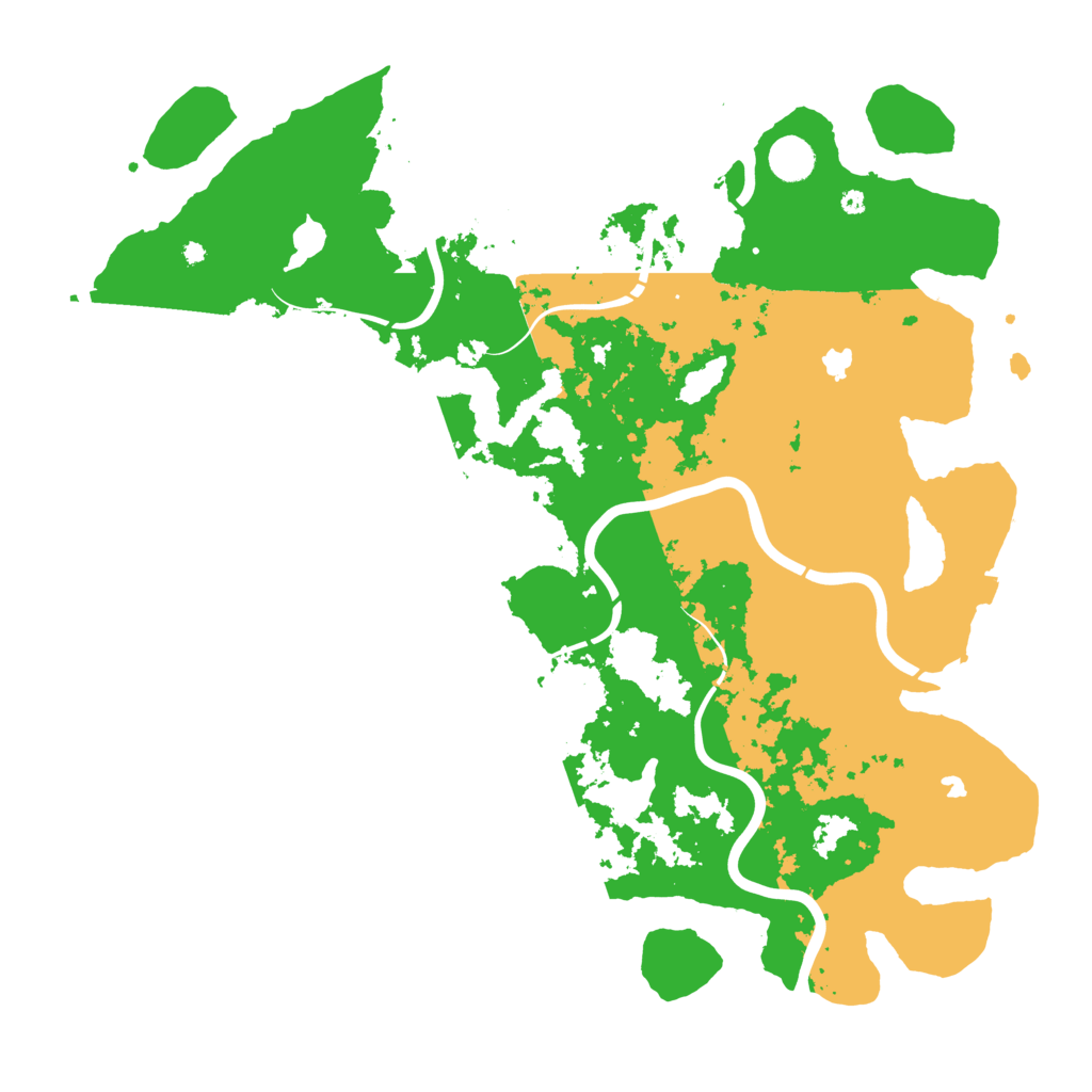 Biome Rust Map: Procedural Map, Size: 4500, Seed: 689776