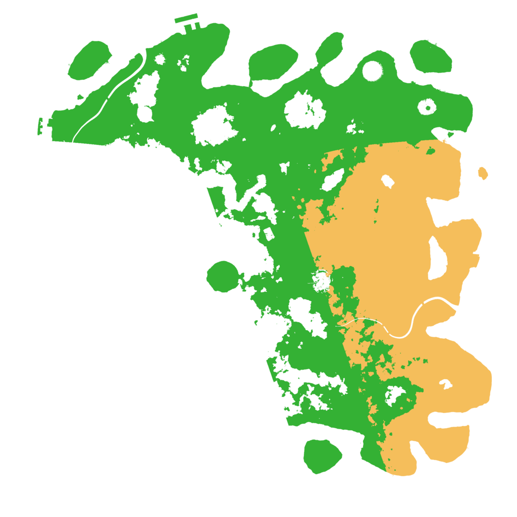 Biome Rust Map: Procedural Map, Size: 4500, Seed: 689776