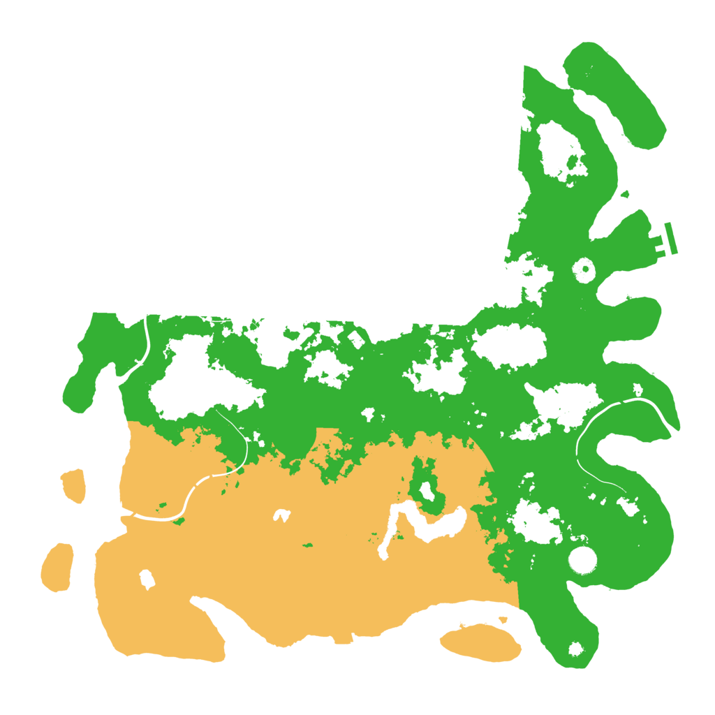 Biome Rust Map: Procedural Map, Size: 4500, Seed: 1838286560