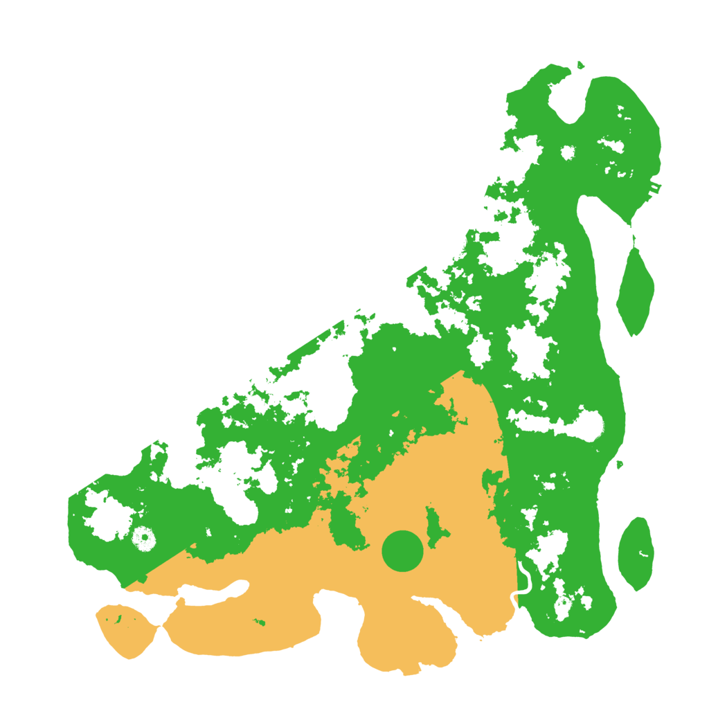 Biome Rust Map: Procedural Map, Size: 4500, Seed: 201179