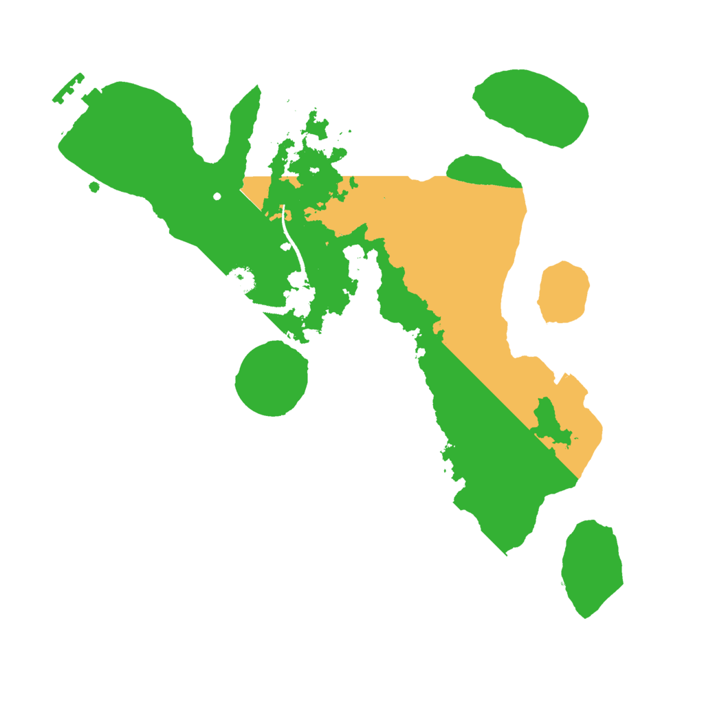 Biome Rust Map: Procedural Map, Size: 2700, Seed: 835196008