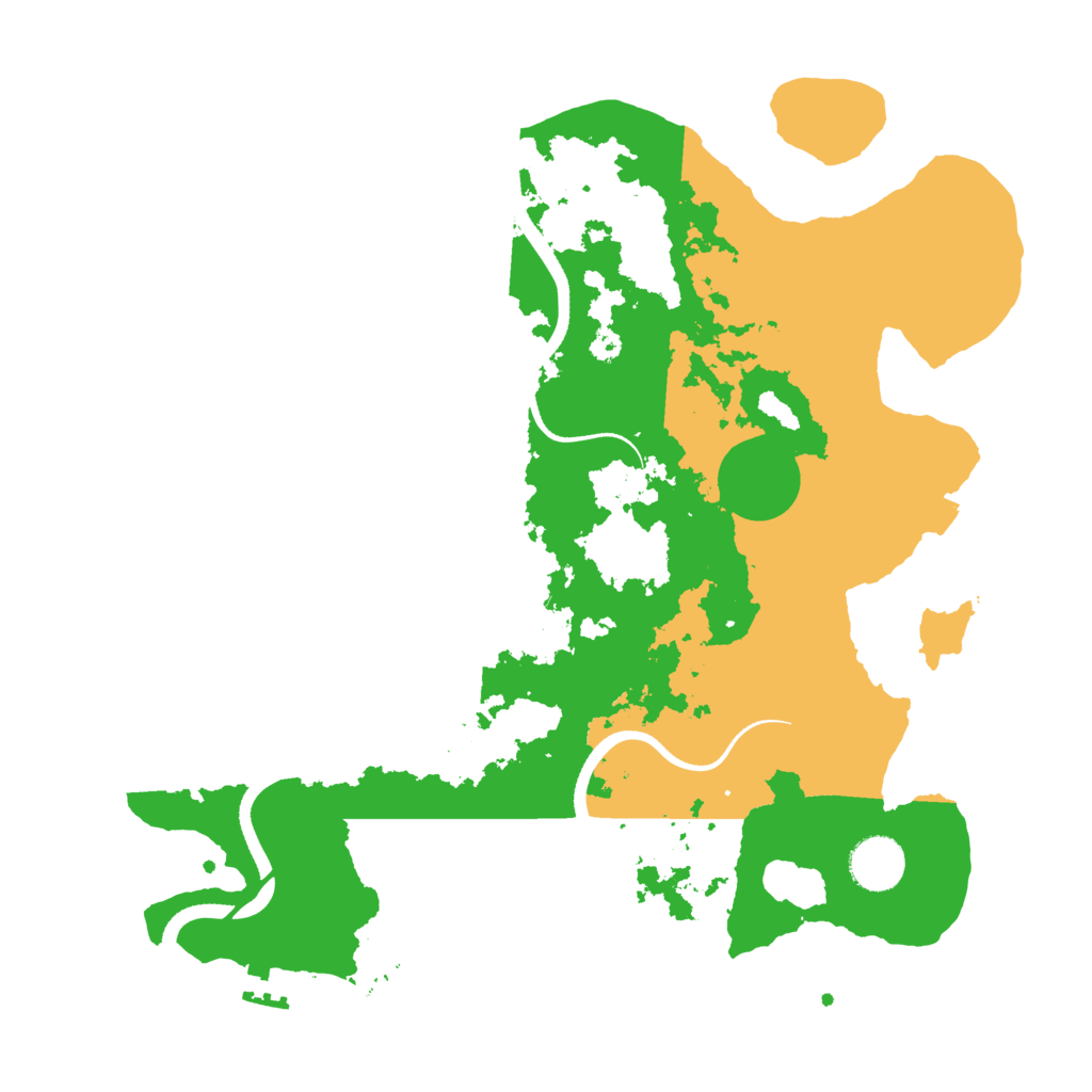 Biome Rust Map: Procedural Map, Size: 3500, Seed: 100016564